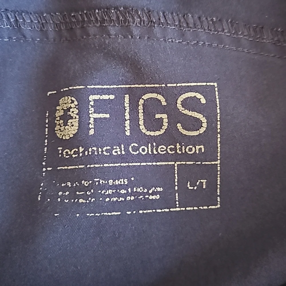 Figs Navy Blue Scrub Pants Size Large Tall - Picture 7 of 9